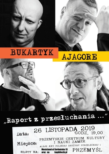 „Raport z przesłuchania” – koncert Piotra Bukartyka z zespołem „Ajagore”