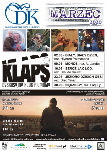 DKF KLAPS odwołuje projekcje filmowe w marcu