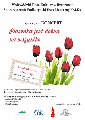 „Piosenka jest dobra na wszystko” – koncert w WDK w Rzeszowie