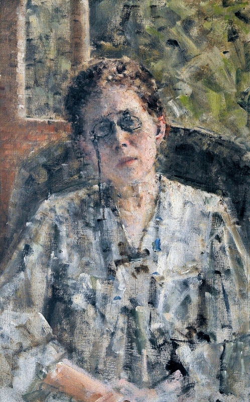 Portret Marii Konopnickiej 1910 malarstwo Maria Dulębianka-Muzeum Marii Konopnickiej w Żarnowcu