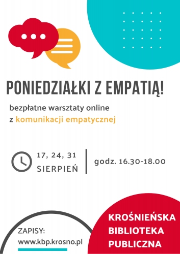 Poniedziałki z empatią! Warsztaty w KBP w Krośnie – poleca PIK