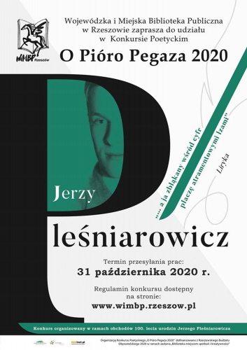  Ogólnopolski Konkurs Poetycki o Pióro Pegaza – poleca PIK