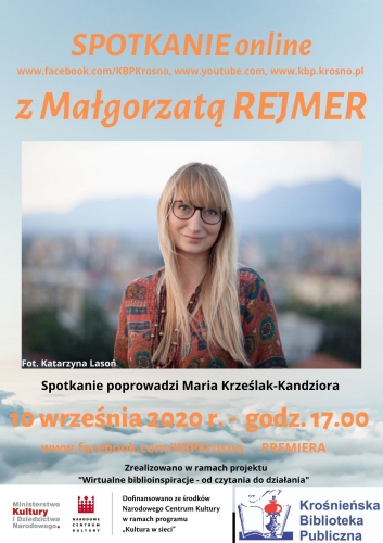 Małgorzata Rejmer – spotkanie online…