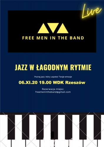 Koncert Free Man in The Band w WDK w Rzeszowie