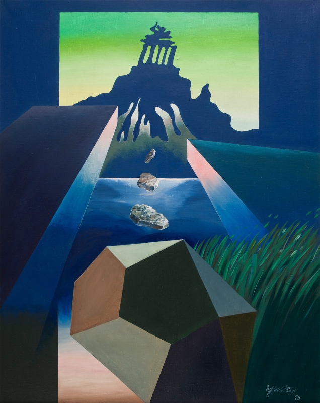 Zygmunt Czyż – szklana góra, olej, 1978 