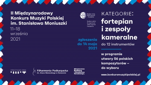 Ruszają zgłoszenia do 2.Międzynarodowego Konkursu Muzyki Polskiej im. Stanisława Moniuszki