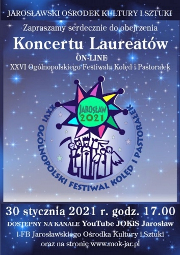 Koncert Laureatów XXVI Ogólnopolskiego Festiwalu Kolęd i Pastorałek 