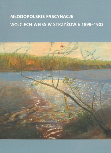 Okładka przedstawia roziskrzoną słońcem rzekę- reprodukcję obrazu Wojciecha Weissa.