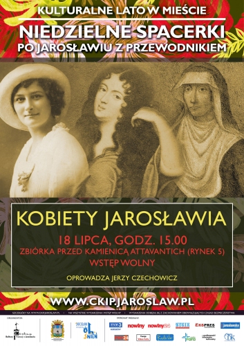 Stare czarno-białe zdjęcia kobiet związanych z Jarosławiem