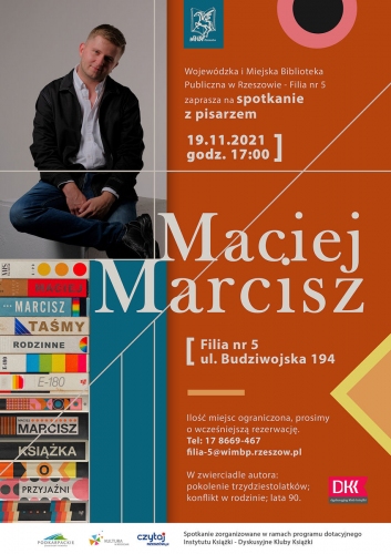 Spotkanie z pisarzem – Maciejem Marciszem