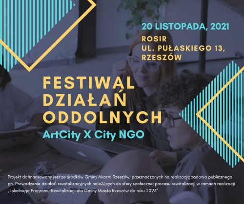 Festiwal Działań Oddolnych ArtCity X City NGO