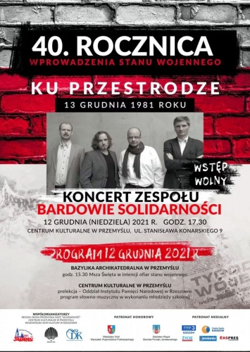 "Ku przestrodze" - koncert zespołu Bardowie Solidarności