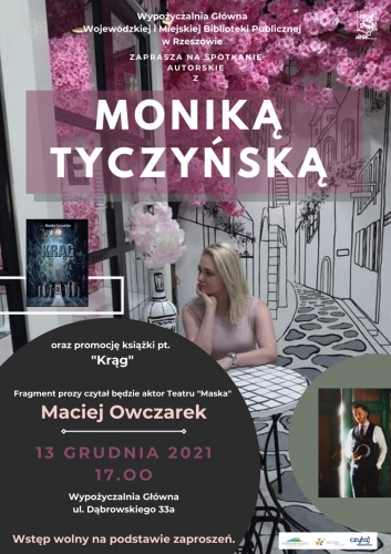  Spotkanie z pisarką Moniką Tyczyńską