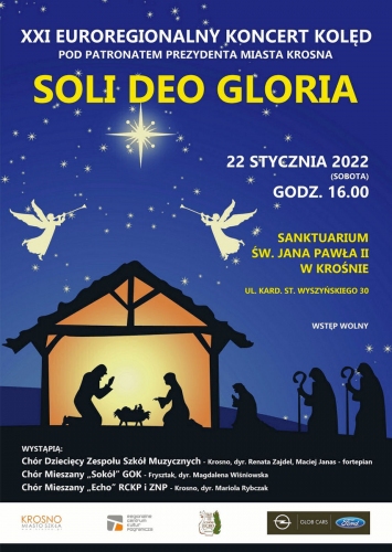 XXI Euroregionalny Koncert Kolęd „Soli Deo Gloria”