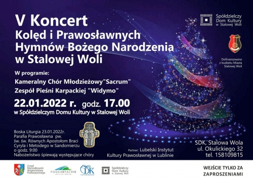 V Koncert Kolęd i Prawosławnych Hymnów Bożego Narodzenia w Stalowej Woli