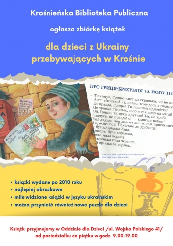 Książki od serca…książki dla dzieci z Ukrainy