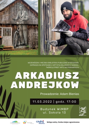 Arkadiusz Andrejkow gościem Biblioteki