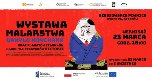 Wystawa cyfrowa malarstwa Danylo Movchana oraz plakatów członków Klubu Ilustratorów PICTORIC