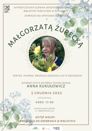 Spotkanie autorskie z Małgorzatą Żurecką w Wypożyczalni Głównej w Rzeszowie