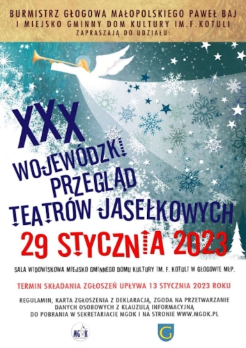XXX Jubileuszowy Wojewódzki Przegląd Teatrów Jasełkowych
