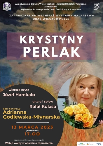 Spotkanie autorskie z poetką i malarką Krystyną Perlak