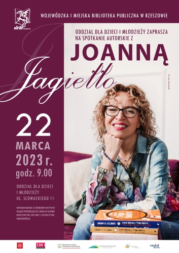 Spotkanie autorskie z Joanną Jagiełło
