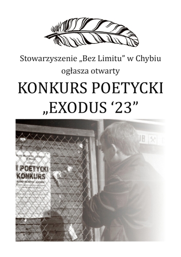 Konkurs poetycki "Exodus ‘23"