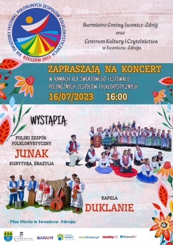Koncert w ramach XIX Światowego Festiwalu Polonijnych Zespołów Folklorystycznych
