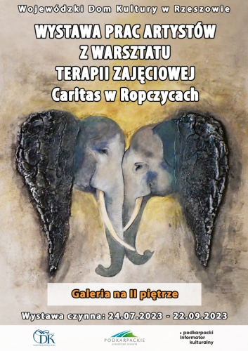 Wystawa Warsztatu Terapii Zajęciowej Caritas w Ropczycach