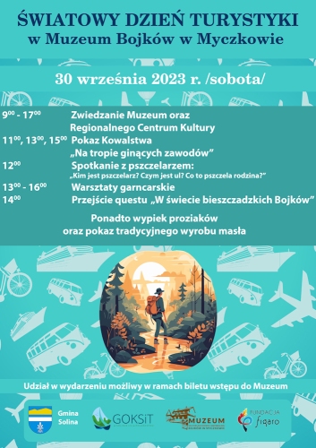 Plakat z programem promujący wydarzenie