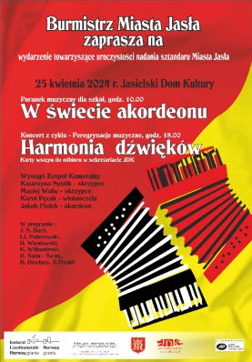 Plakat promujący koncert